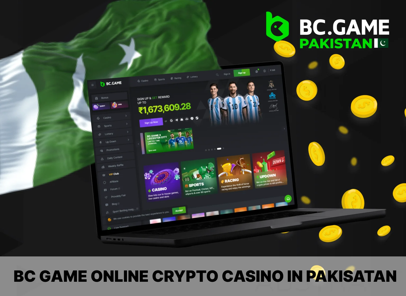 Online casino of BC Game in Pakistan