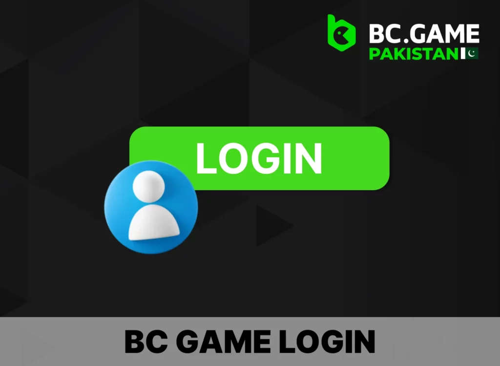 Steps for logging in BC Game