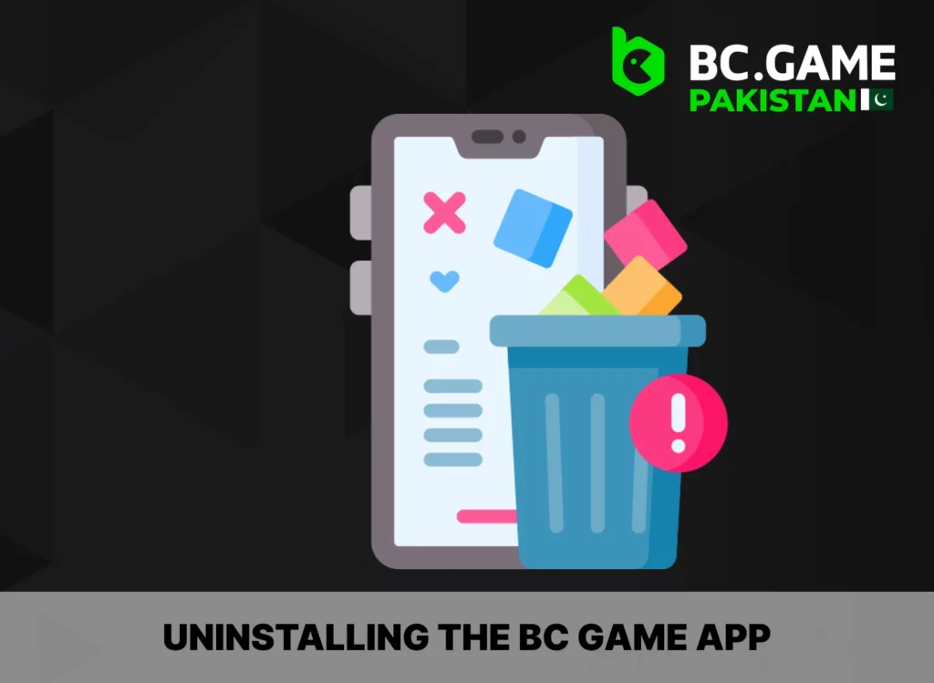 A few simple steps to uninstall bc.game application.