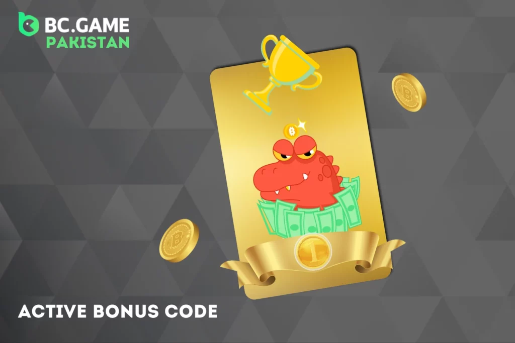 An active bonus code for BC.Game provides users with special perks and rewards
