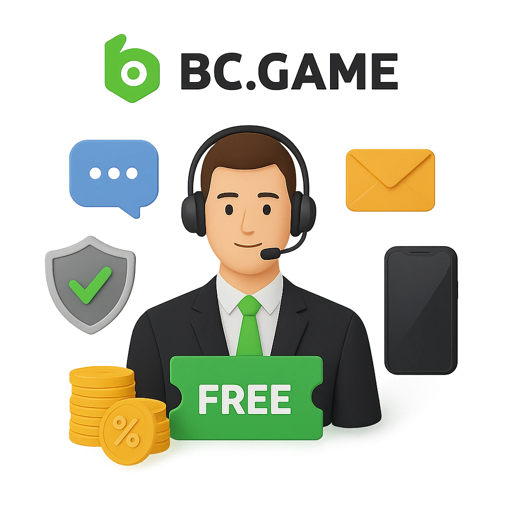 BC Game Support helps its Pakistani users to solve problems