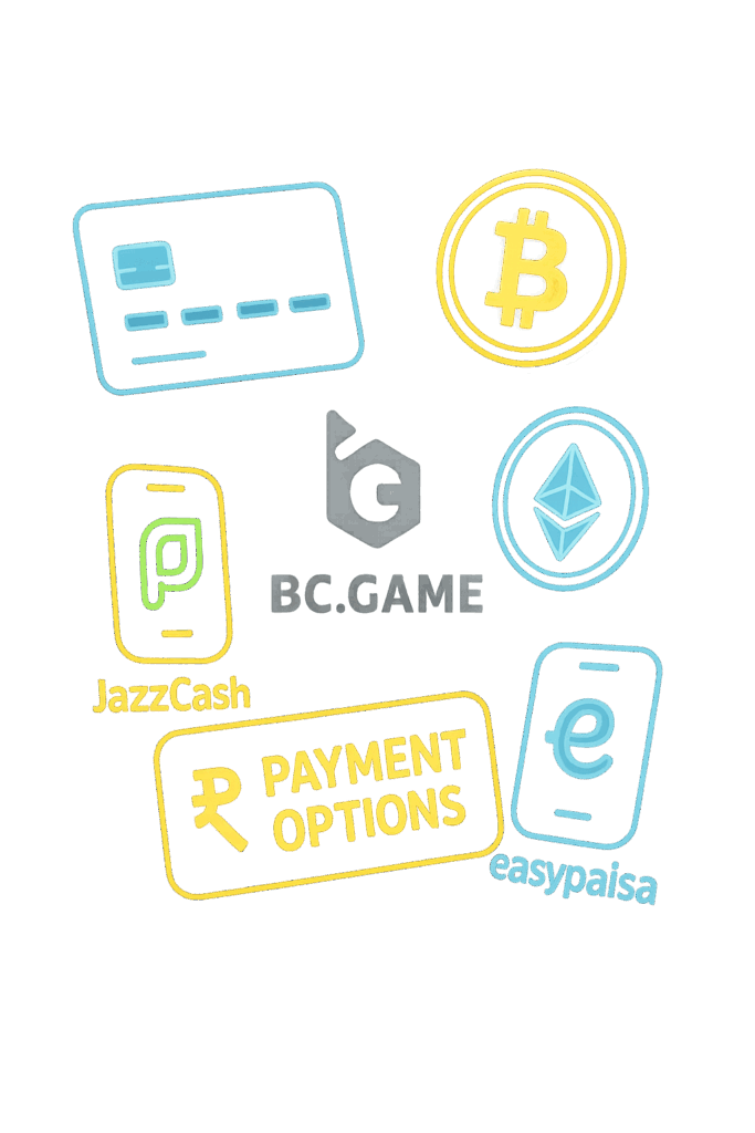 Payment Methods for Pakistani Users BCGame