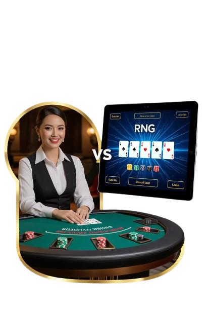 Live Blackjack vs RNG Blackjack