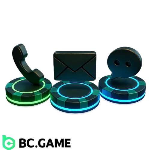 For help simply contact BC Game support