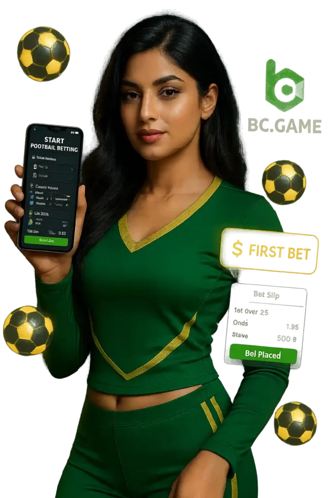 How to Start Football Betting on BC Game in Pakistan
