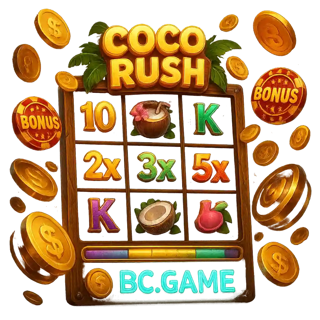 Coco Rush mini-game available on BC Game