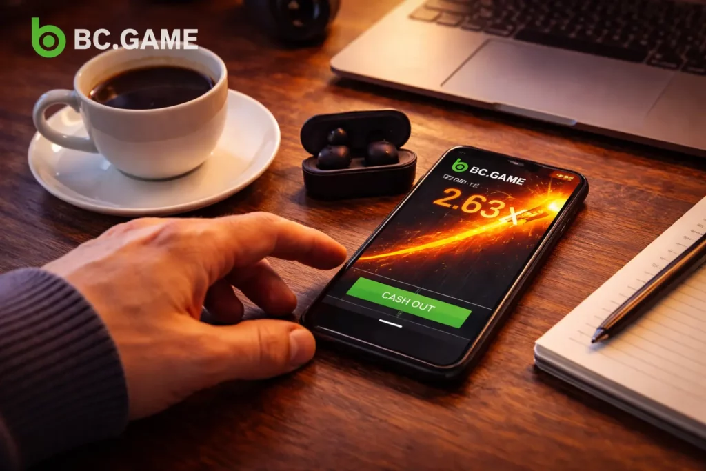 Gameplay BC.Game Crash