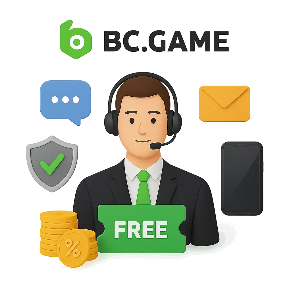 BC Game Support helps its Pakistani users to solve problems