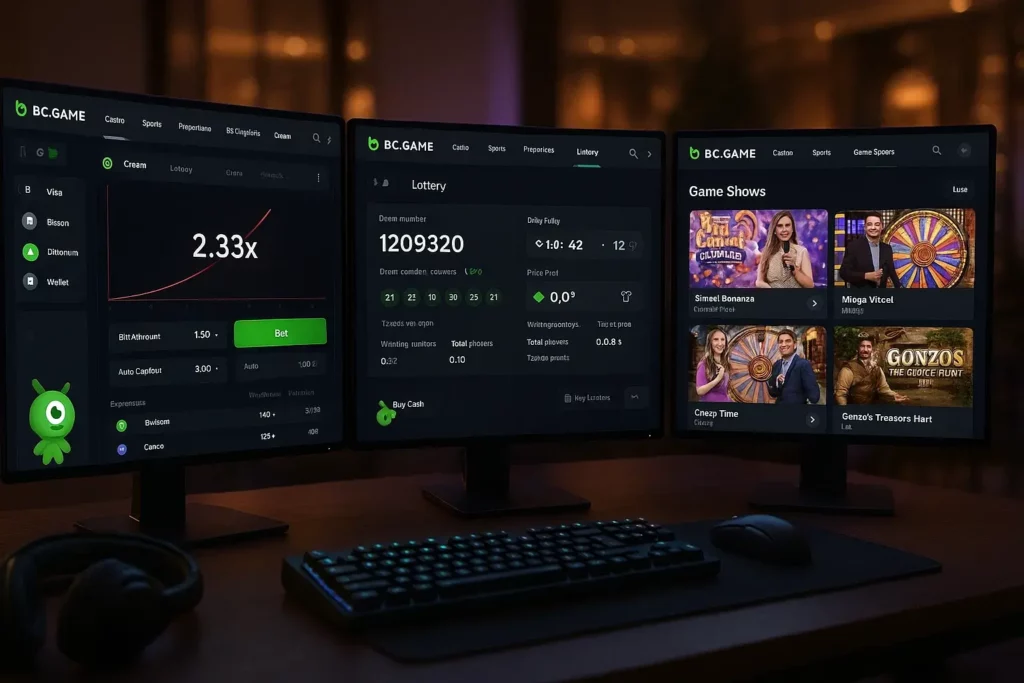 Explore BC Game’s Additional Casino Areas