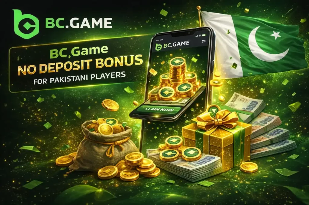 BC Game no deposit bonus for Pakistani players