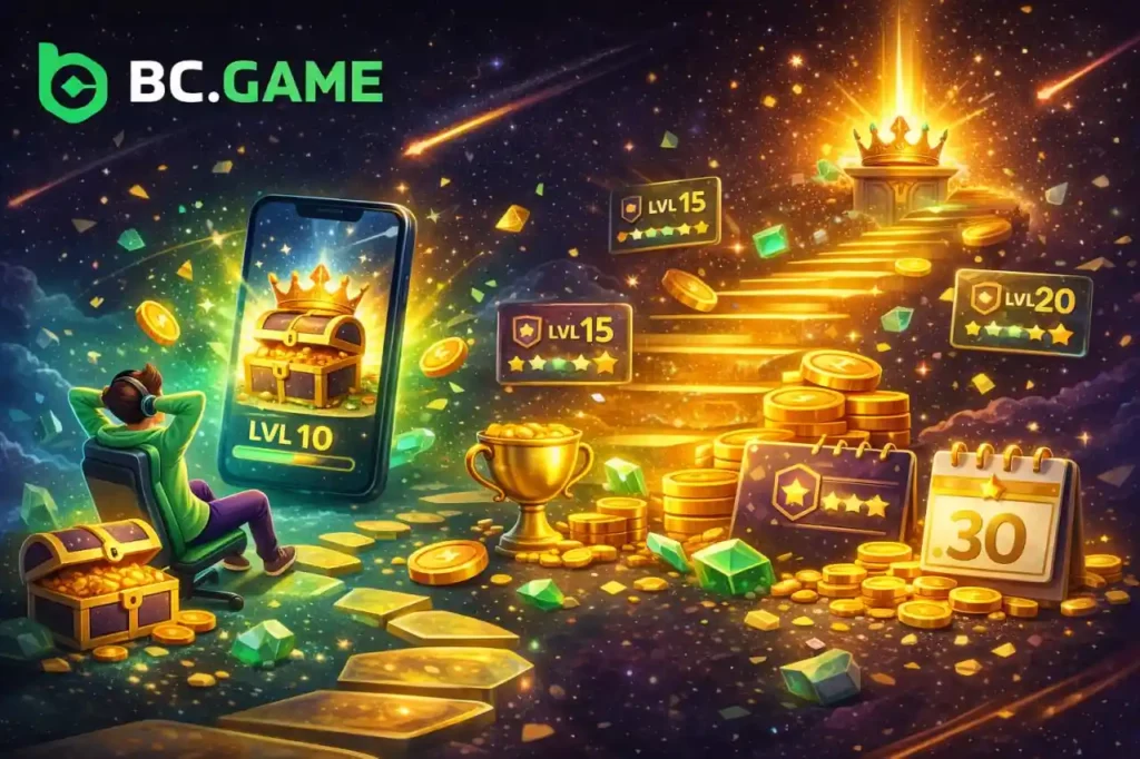 BC Game monthly bonus and long-term rewards
