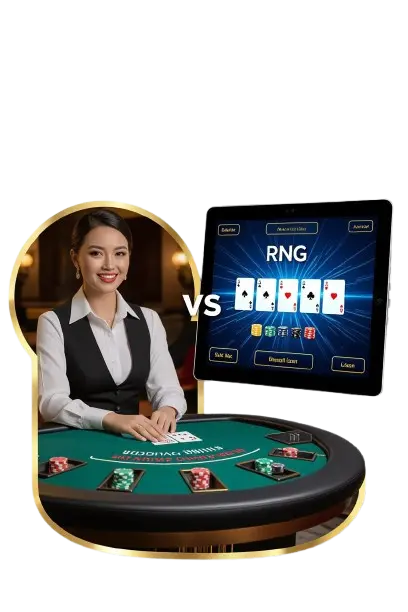 Live Blackjack vs RNG Blackjack